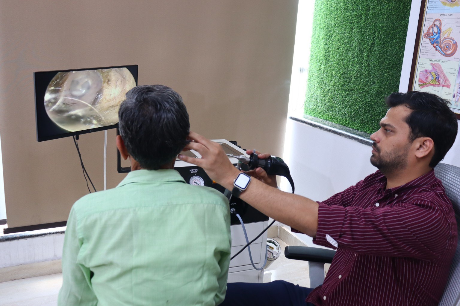 ENT endoscopic examination